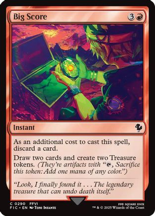 Big Score (Surge Foil) (FIC-290)  Foil - Commander: FINAL FANTASY