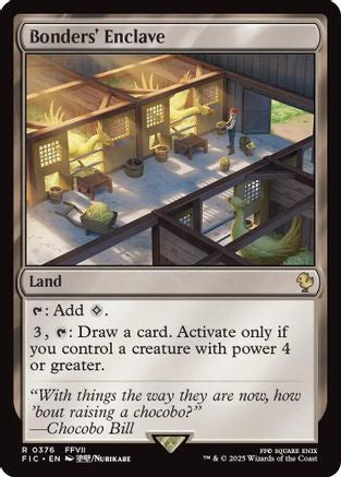 Bonders' Enclave (Surge Foil) (FIC-376)  Foil - Commander: FINAL FANTASY
