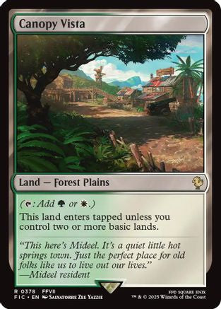 Canopy Vista (Surge Foil) (FIC-378) - Commander: FINAL FANTASY Foil