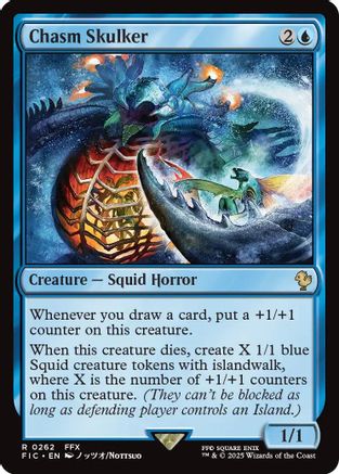 Chasm Skulker (Surge Foil) (FIC-262) - Commander: FINAL FANTASY Foil