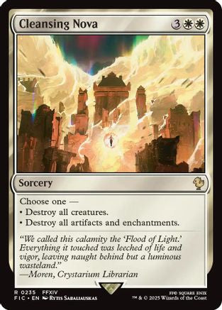 Cleansing Nova (Surge Foil) (FIC-235) - Commander: FINAL FANTASY Foil