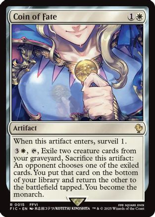 Coin of Fate (Surge Foil) (FIC-015)  Foil - Commander: FINAL FANTASY