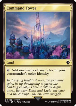 Command Tower (0382) (Surge Foil) (FIC-382)  Foil - Commander: FINAL FANTASY