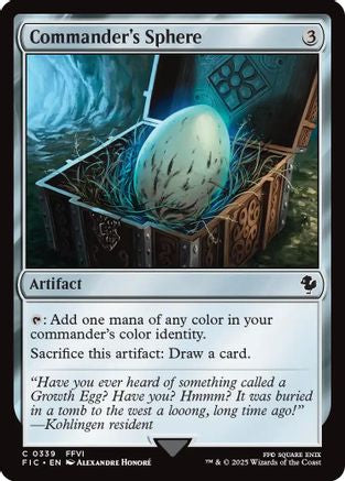 Commander's Sphere (Surge Foil) (FIC-339) - Commander: FINAL FANTASY Foil