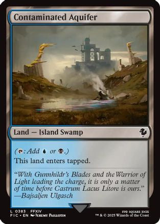 Contaminated Aquifer (Surge Foil) (FIC-383)  Foil - Commander: FINAL FANTASY