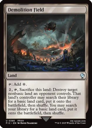 Demolition Field (Surge Foil) (FIC-385)  Foil - Commander: FINAL FANTASY