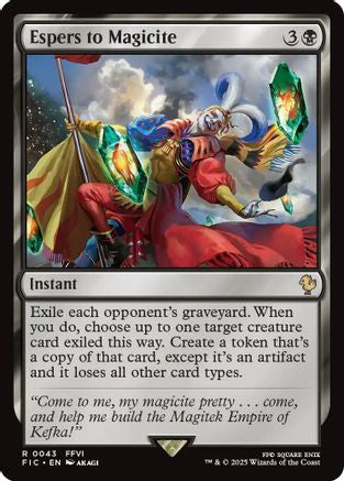 Espers to Magicite (Surge Foil) (FIC-043) - Commander: FINAL FANTASY Foil