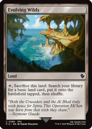 Evolving Wilds (Surge Foil) (FIC-389)  Foil - Commander: FINAL FANTASY