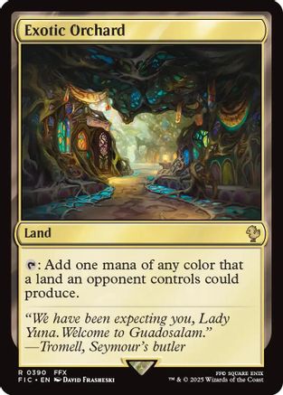 Exotic Orchard (Surge Foil) (FIC-390)  Foil - Commander: FINAL FANTASY