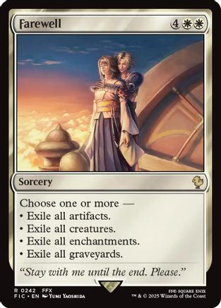 Farewell (Surge Foil) (FIC-242)  Foil - Commander: FINAL FANTASY