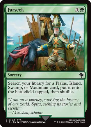 Farseek (Surge Foil) (FIC-302)  Foil - Commander: FINAL FANTASY
