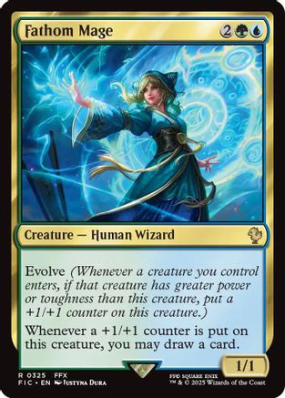 Fathom Mage (Surge Foil) (FIC-325) - Commander: FINAL FANTASY Foil