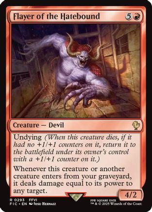 Flayer of the Hatebound (Surge Foil) (FIC-293)  Foil - Commander: FINAL FANTASY