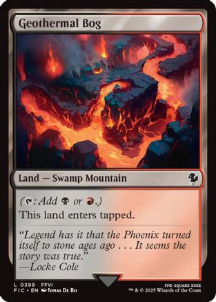 Geothermal Bog (Surge Foil) (FIC-399)  Foil - Commander: FINAL FANTASY