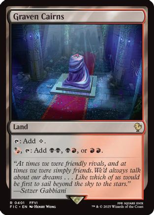 Graven Cairns (Surge Foil) (FIC-401) - Commander: FINAL FANTASY Foil