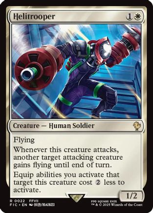 Helitrooper (Surge Foil) (FIC-022)  Foil - Commander: FINAL FANTASY