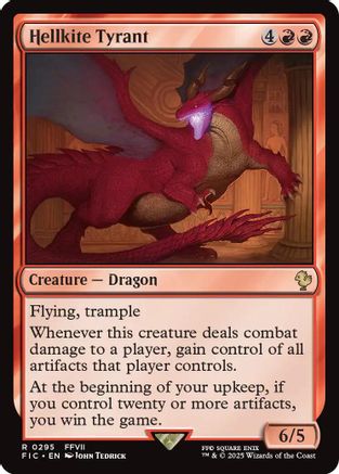 Hellkite Tyrant (Surge Foil) (FIC-295)  Foil - Commander: FINAL FANTASY