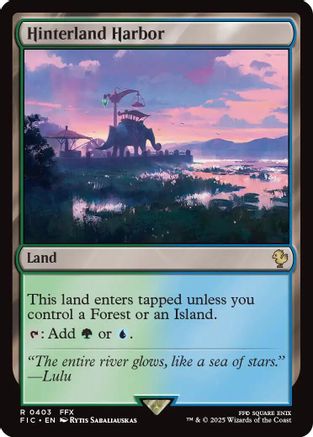 Hinterland Harbor (Surge Foil) (FIC-403)  Foil - Commander: FINAL FANTASY