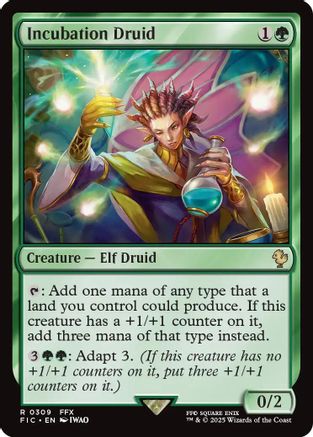 Incubation Druid (Surge Foil) (FIC-309)  Foil - Commander: FINAL FANTASY