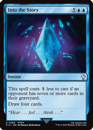 Into the Story (Surge Foil) (FIC-266)  Foil - Commander: FINAL FANTASY