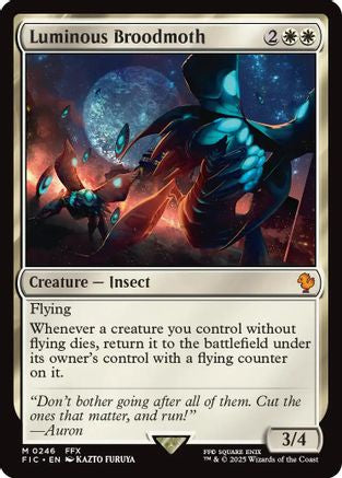 Luminous Broodmoth (Surge Foil) (FIC-246)  Foil - Commander: FINAL FANTASY