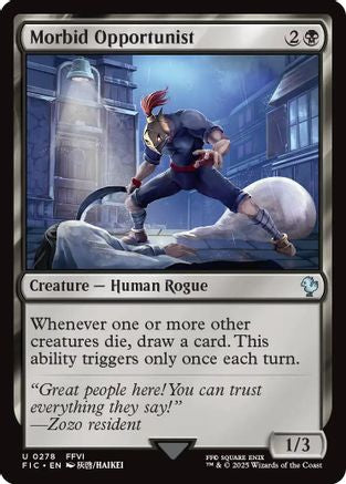 Morbid Opportunist (Surge Foil) (FIC-278)  Foil - Commander: FINAL FANTASY