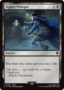 Night's Whisper (Surge Foil) (FIC-280) - Commander: FINAL FANTASY Foil