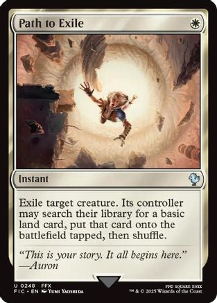 Path to Exile (Surge Foil) (FIC-248)  Foil - Commander: FINAL FANTASY