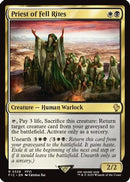 Priest of Fell Rites (Surge Foil) (FIC-328)  Foil - Commander: FINAL FANTASY