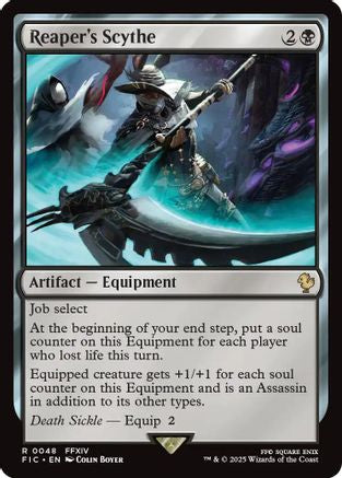 Reaper's Scythe (Surge Foil) (FIC-048) - Commander: FINAL FANTASY Foil
