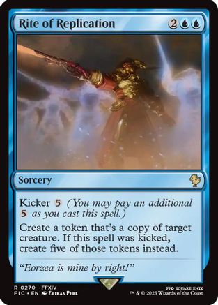 Rite of Replication (Surge Foil) (FIC-270)  Foil - Commander: FINAL FANTASY
