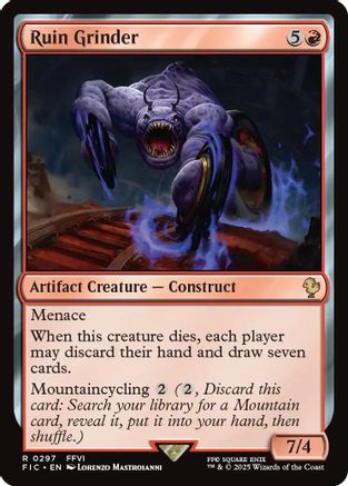 Ruin Grinder (Surge Foil) (FIC-297)  Foil - Commander: FINAL FANTASY