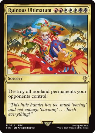 Ruinous Ultimatum (Surge Foil) (FIC-329) - Commander: FINAL FANTASY Foil