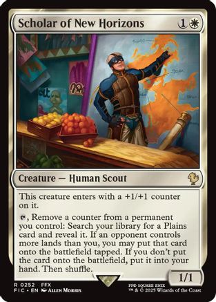 Scholar of New Horizons (Surge Foil) (FIC-252) - Commander: FINAL FANTASY Foil