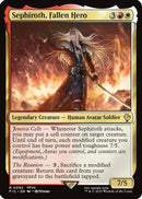 Sephiroth, Fallen Hero (Surge Foil) (FIC-092) - Commander: FINAL FANTASY Foil