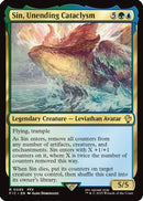 Sin, Unending Cataclysm (Surge Foil) (FIC-095)  Foil - Commander: FINAL FANTASY