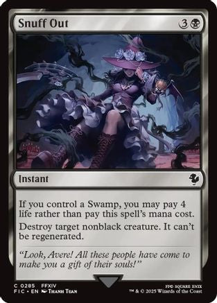 Snuff Out (Surge Foil) (FIC-285) - Commander: FINAL FANTASY Foil