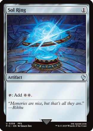 Sol Ring (0358) (Surge Foil) (FIC-358) - Commander: FINAL FANTASY Foil