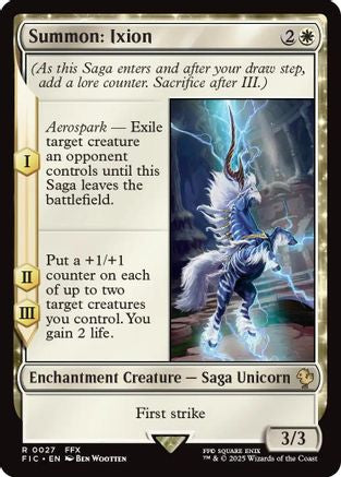 Summon: Ixion (Surge Foil) (FIC-027)  Foil - Commander: FINAL FANTASY