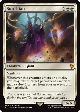 Sun Titan (Surge Foil) (FIC-254)  Foil - Commander: FINAL FANTASY