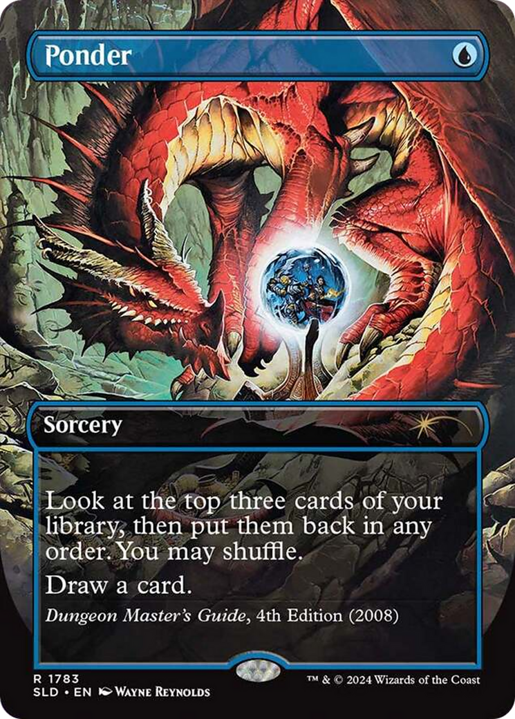 Ponder (1783) (SLD-1783)  - Secret Lair Drop (Borderless)