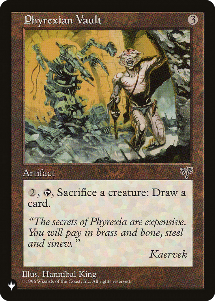 Phyrexian Vault (LIST-MIR-316)  - The List