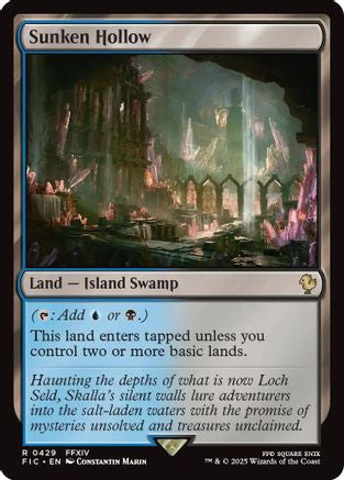 Sunken Hollow (Surge Foil) (FIC-429)  Foil - Commander: FINAL FANTASY