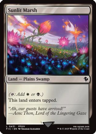 Sunlit Marsh (Surge Foil) (FIC-431)  Foil - Commander: FINAL FANTASY