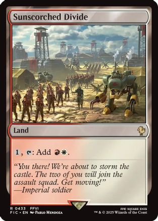 Sunscorched Divide (Surge Foil) (FIC-433)  Foil - Commander: FINAL FANTASY