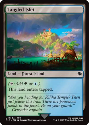 Tangled Islet (Surge Foil) (FIC-434)  Foil - Commander: FINAL FANTASY