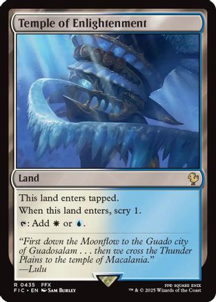 Temple of Enlightenment (Surge Foil) (FIC-435) - Commander: FINAL FANTASY Foil
