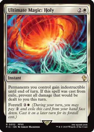 Ultimate Magic: Holy (Surge Foil) (FIC-032)  Foil - Commander: FINAL FANTASY