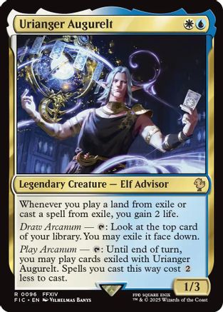 Urianger Augurelt (Surge Foil) (FIC-096)  Foil - Commander: FINAL FANTASY
