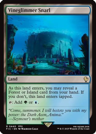 Vineglimmer Snarl (Surge Foil) (FIC-440)  Foil - Commander: FINAL FANTASY